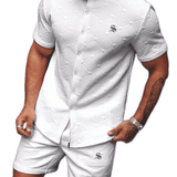VUNB 4 - Complete Set Shirt & Shorts for Men - Sarman Fashion - Wholesale Clothing Fashion Brand for Men from Canada