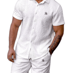 VUNB - Complete Set Shirt & Shorts for Men - Sarman Fashion - Wholesale Clothing Fashion Brand for Men from Canada