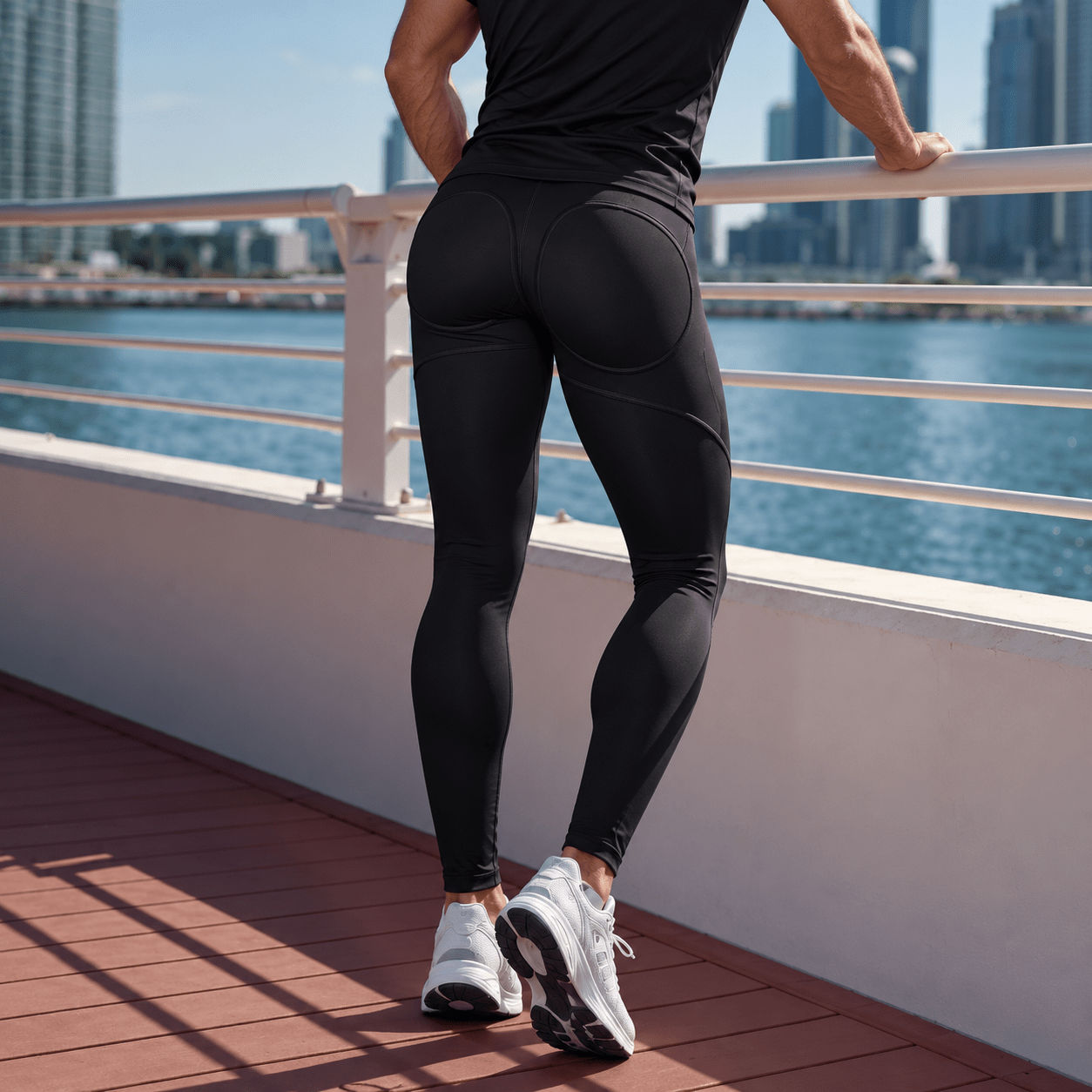Vzano 100 - Leggings for Men - Sarman Fashion - Wholesale Clothing Fashion Brand for Men from Canada