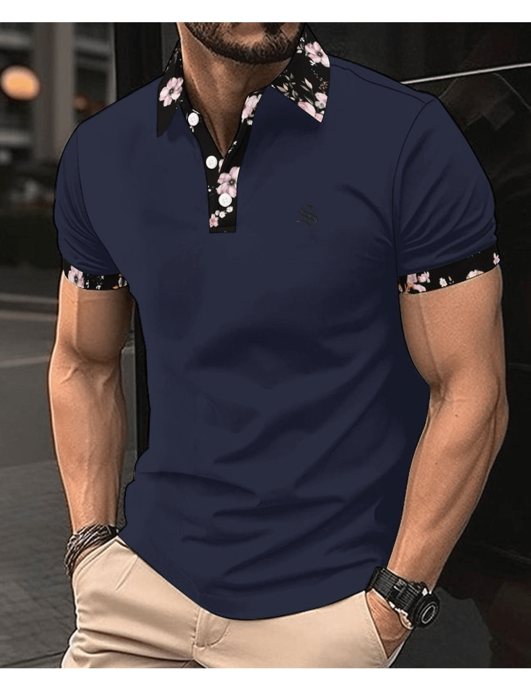 WEKL - Polo Shirt for Men - Sarman Fashion - Wholesale Clothing Fashion Brand for Men from Canada