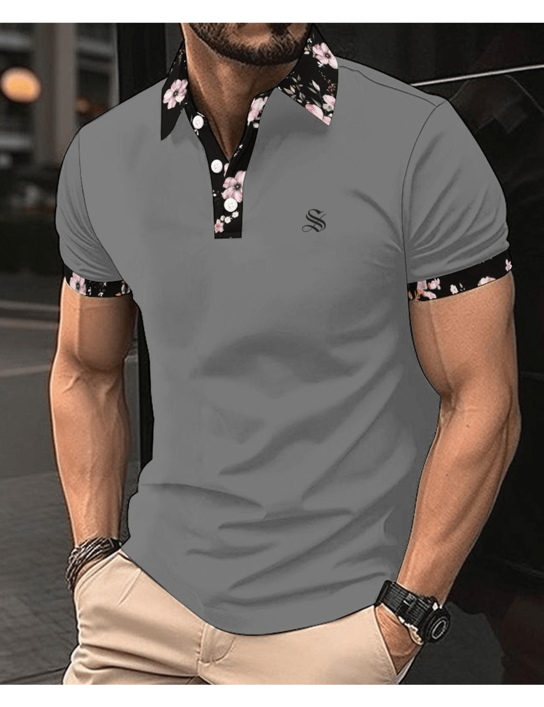 WEKL - Polo Shirt for Men - Sarman Fashion - Wholesale Clothing Fashion Brand for Men from Canada