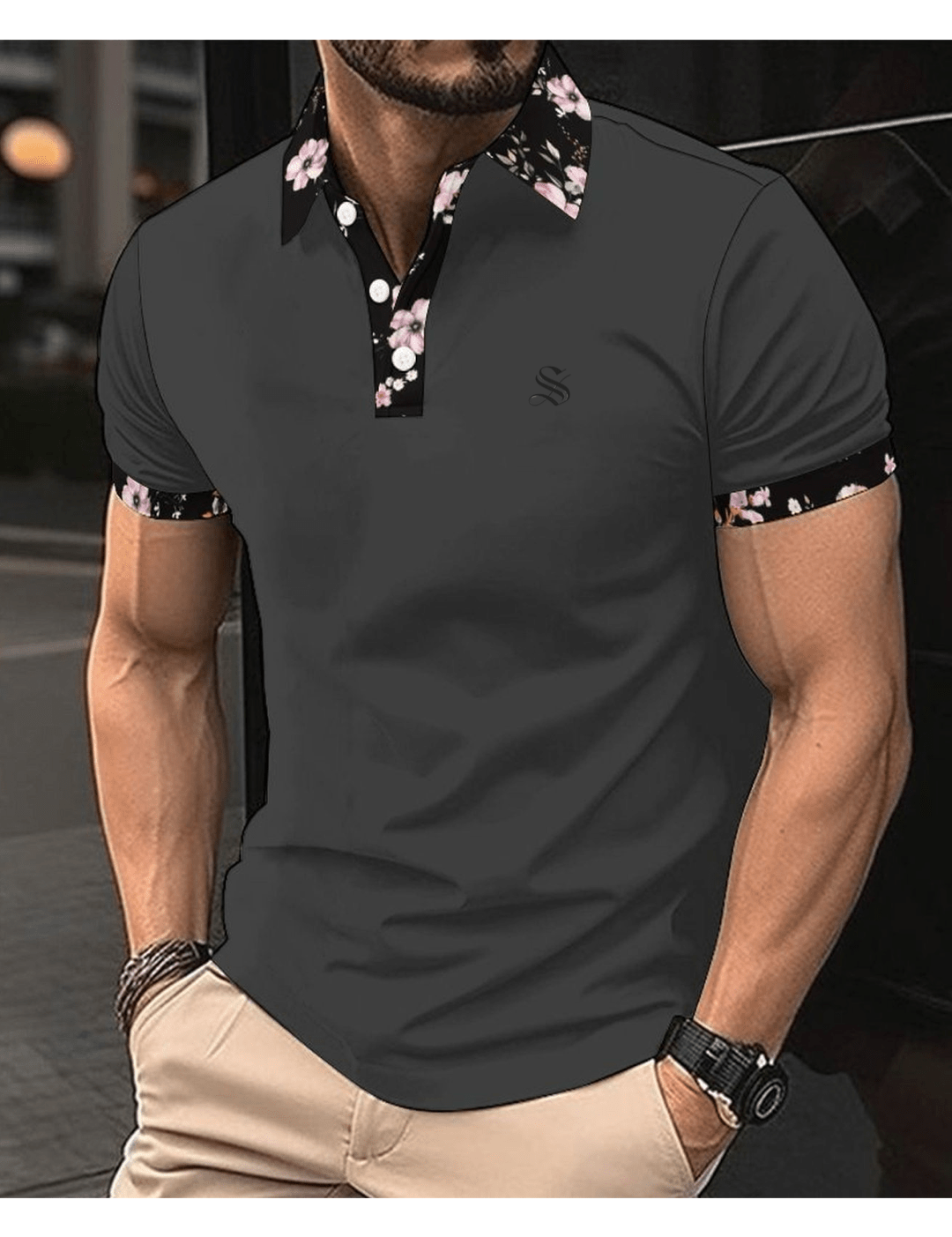 WEKL - Polo Shirt for Men - Sarman Fashion - Wholesale Clothing Fashion Brand for Men from Canada