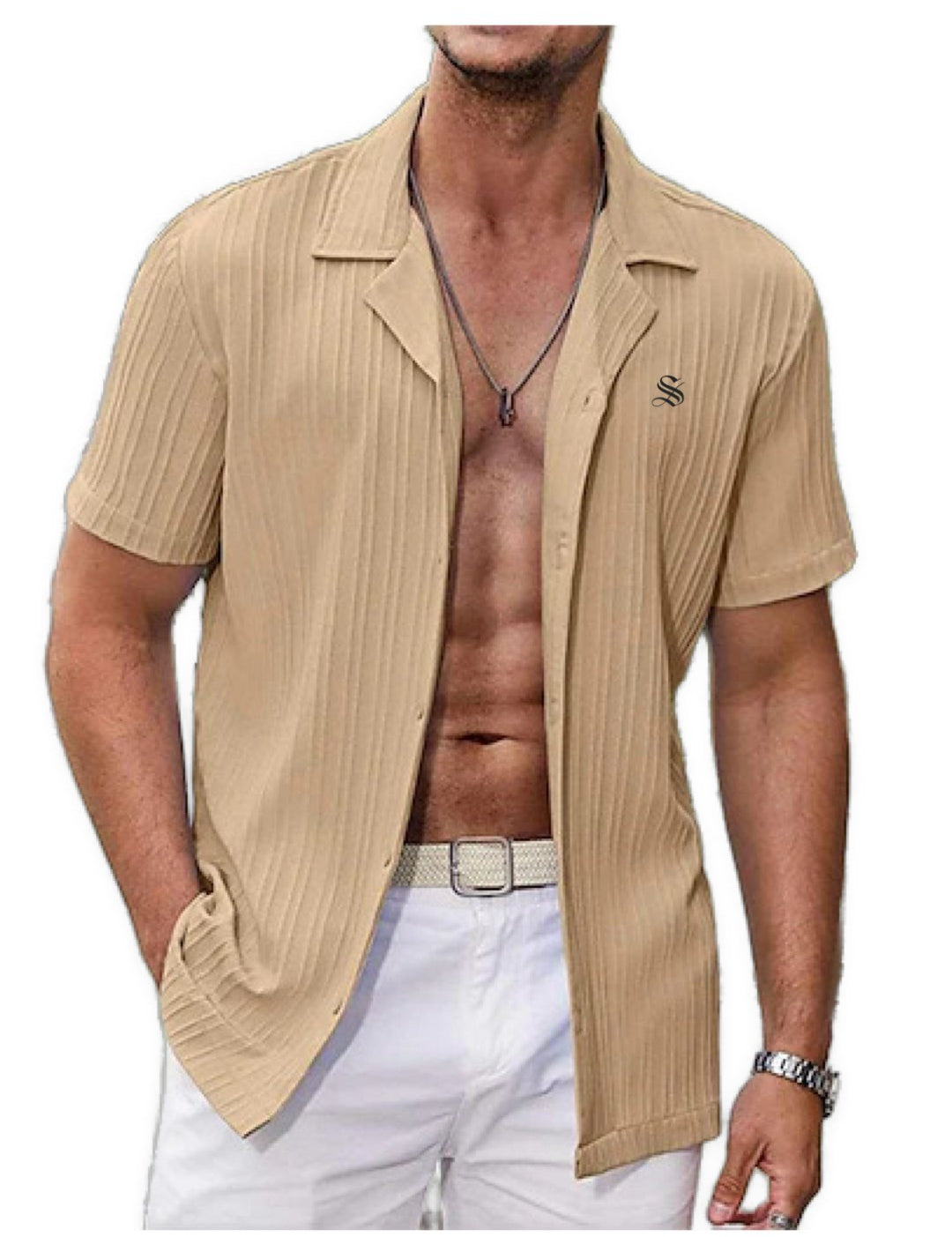 WillS 2 - Short Sleeves Shirt for Men - Sarman Fashion - Wholesale Clothing Fashion Brand for Men from Canada