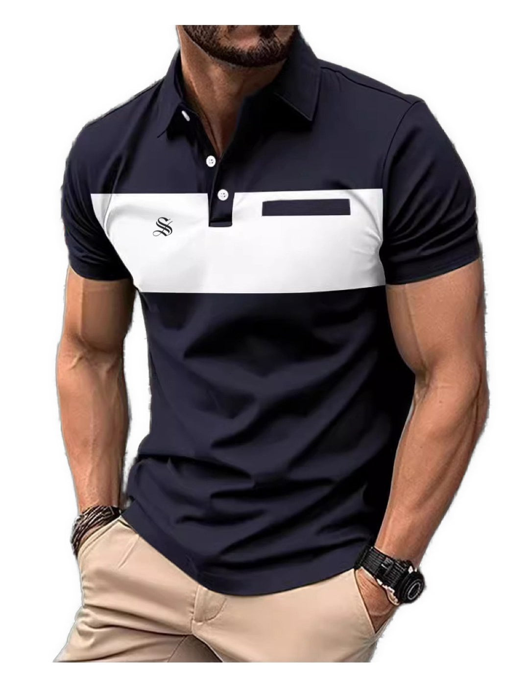 Winifol - Polo Shirt for Men - Sarman Fashion - Wholesale Clothing Fashion Brand for Men from Canada