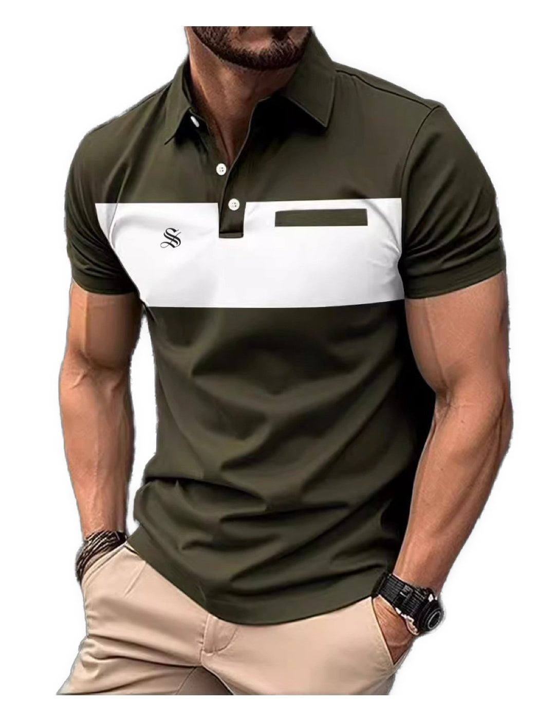 Winifol - Polo Shirt for Men - Sarman Fashion - Wholesale Clothing Fashion Brand for Men from Canada