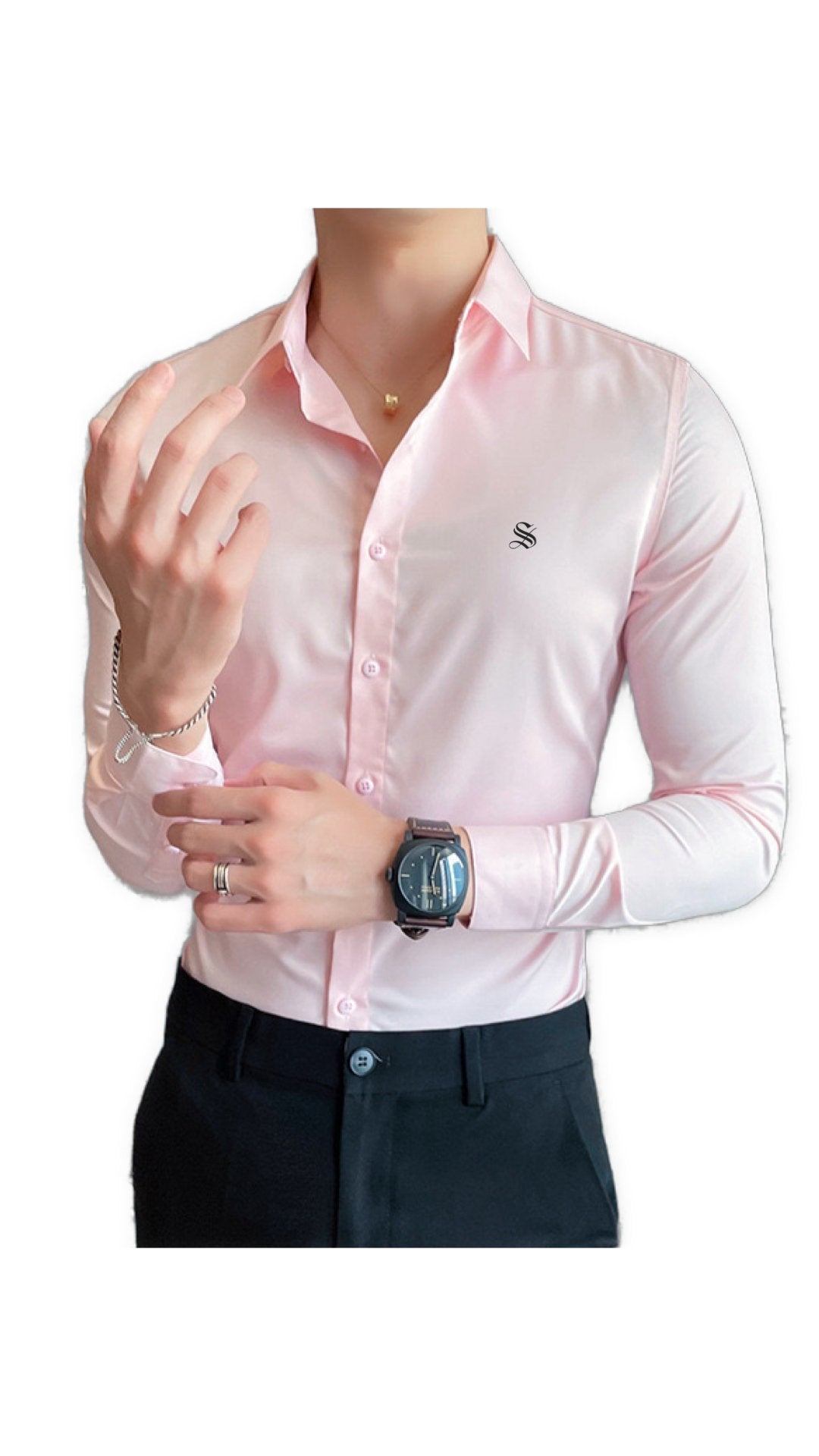 WOKO - Long Sleeves Shirt for Men - Sarman Fashion - Wholesale Clothing Fashion Brand for Men from Canada