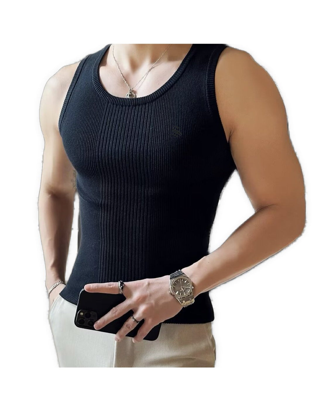 Womito 2 - Tank Top for Men - Sarman Fashion - Wholesale Clothing Fashion Brand for Men from Canada