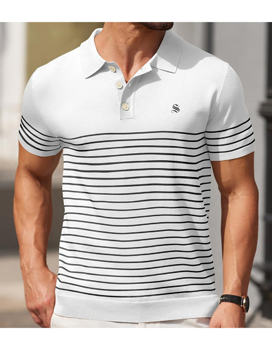 Wong - Polo Shirt for Men - Sarman Fashion - Wholesale Clothing Fashion Brand for Men from Canada