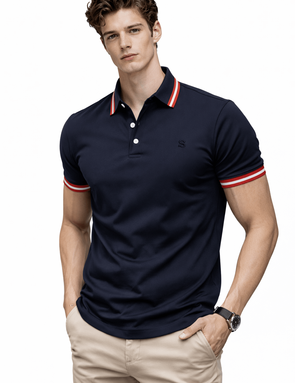 Wrambi - Polo Shirt for Men - Sarman Fashion - Wholesale Clothing Fashion Brand for Men from Canada