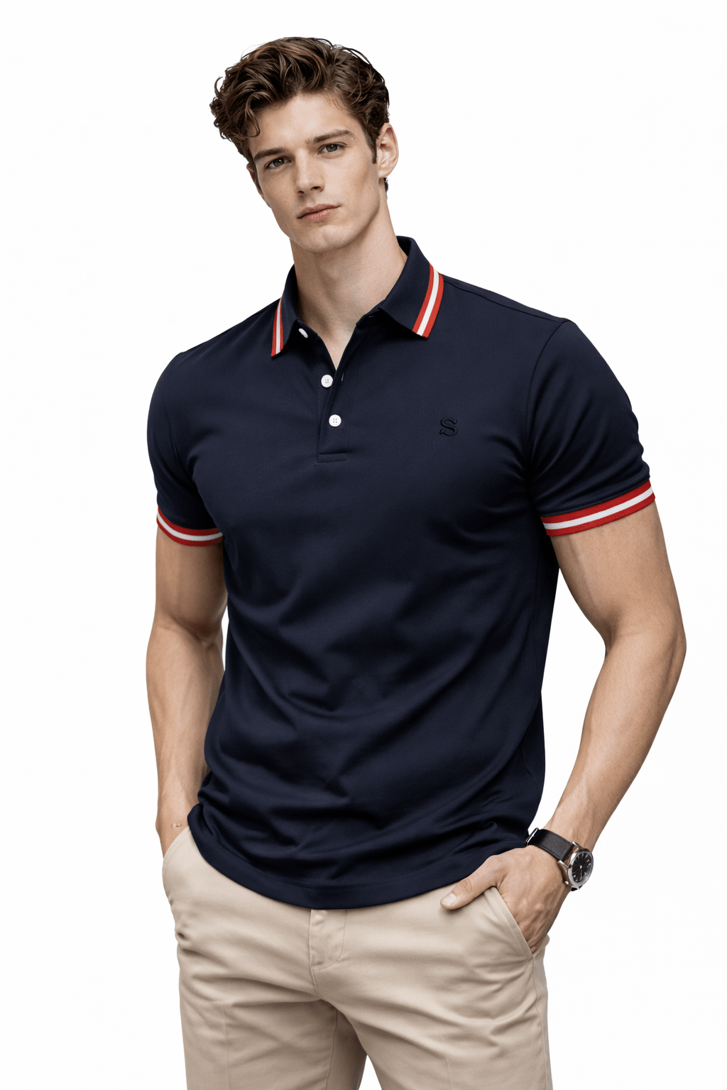 Wrambi - Polo Shirt for Men - Sarman Fashion - Wholesale Clothing Fashion Brand for Men from Canada