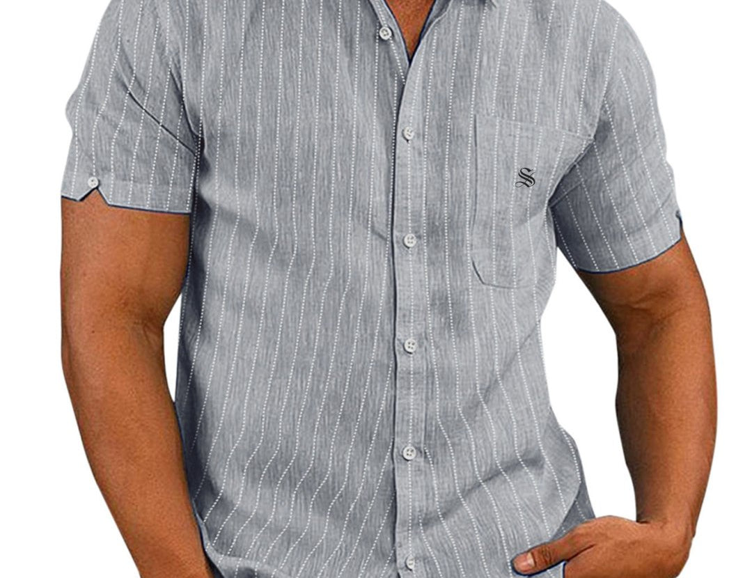 Wuduwa - Short Sleeves Shirt for Men - Sarman Fashion - Wholesale Clothing Fashion Brand for Men from Canada