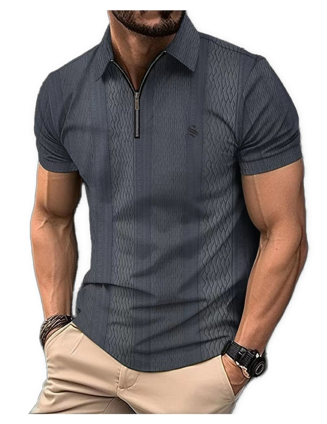 Wyerta - Polo Shirt for Men - Sarman Fashion - Wholesale Clothing Fashion Brand for Men from Canada