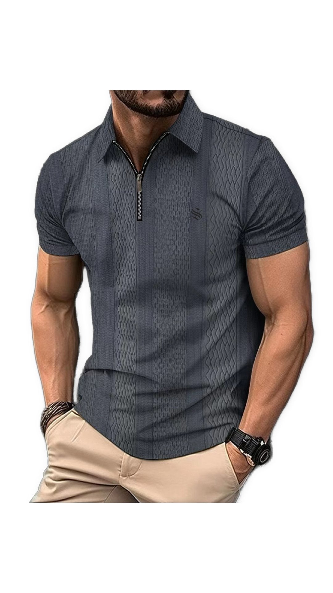 Wyerta - Polo Shirt for Men - Sarman Fashion - Wholesale Clothing Fashion Brand for Men from Canada