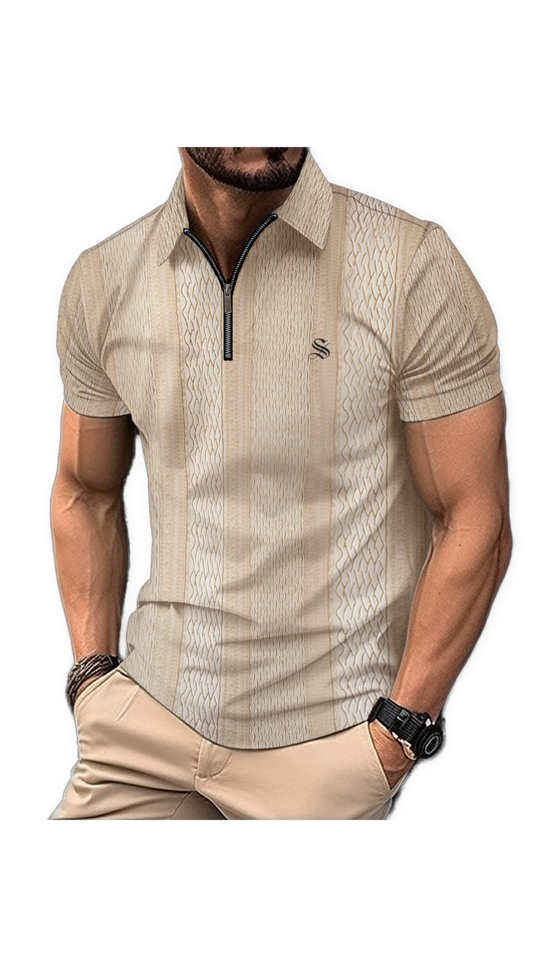 Wyerta - Polo Shirt for Men - Sarman Fashion - Wholesale Clothing Fashion Brand for Men from Canada