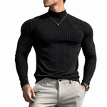 XaoP2 - High Neck Long Sleeve Shirt for Men - Sarman Fashion - Wholesale Clothing Fashion Brand for Men from Canada