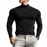 XaoP2 - High Neck Long Sleeve Shirt for Men - Sarman Fashion - Wholesale Clothing Fashion Brand for Men from Canada