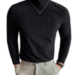 XaoP2 - High Neck Long Sleeve Shirt for Men - Sarman Fashion - Wholesale Clothing Fashion Brand for Men from Canada