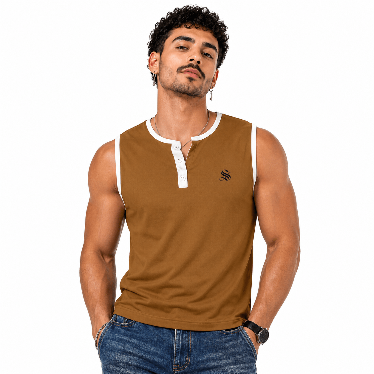 XATO - Tank Top for Men - Sarman Fashion - Wholesale Clothing Fashion Brand for Men from Canada