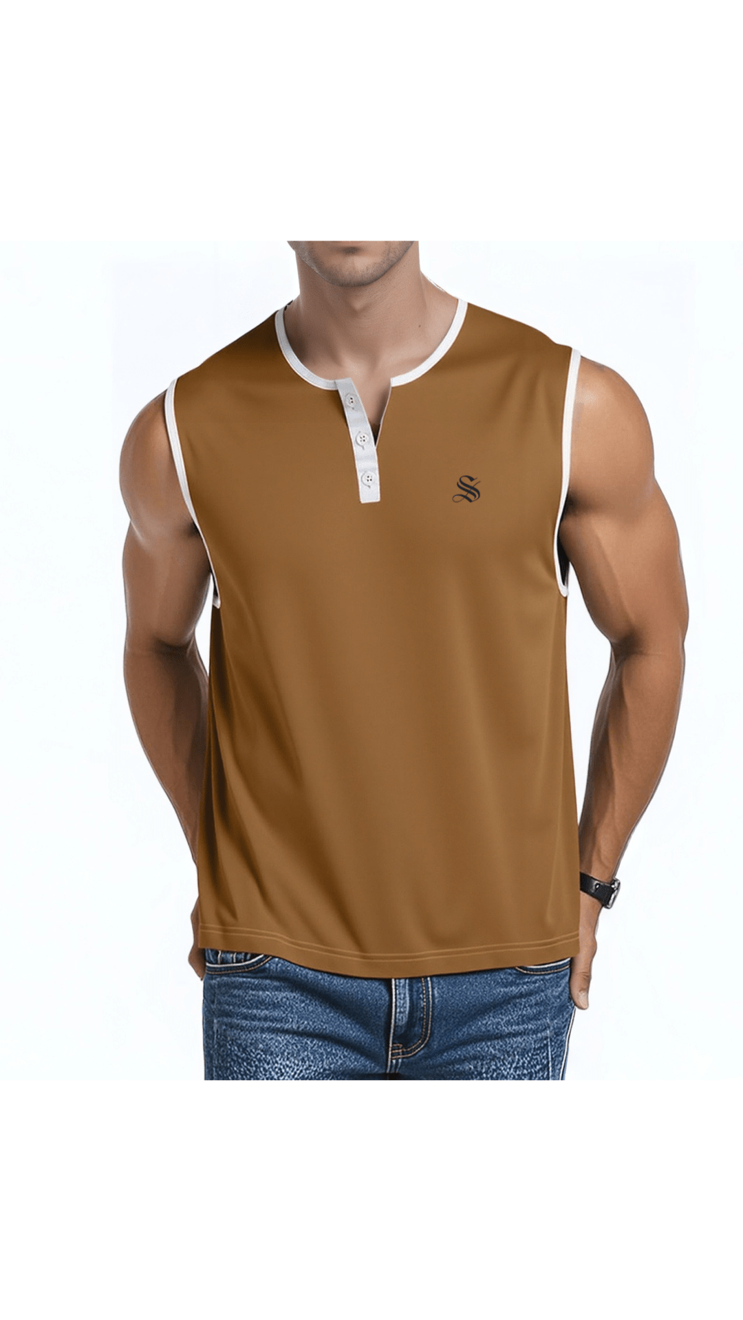 XATO - Tank Top for Men - Sarman Fashion - Wholesale Clothing Fashion Brand for Men from Canada