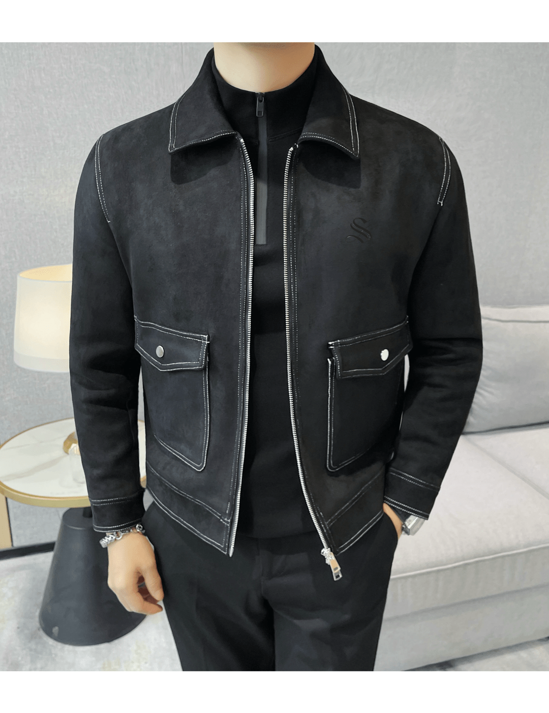 Xinka - Jacket for Men - Sarman Fashion - Wholesale Clothing Fashion Brand for Men from Canada