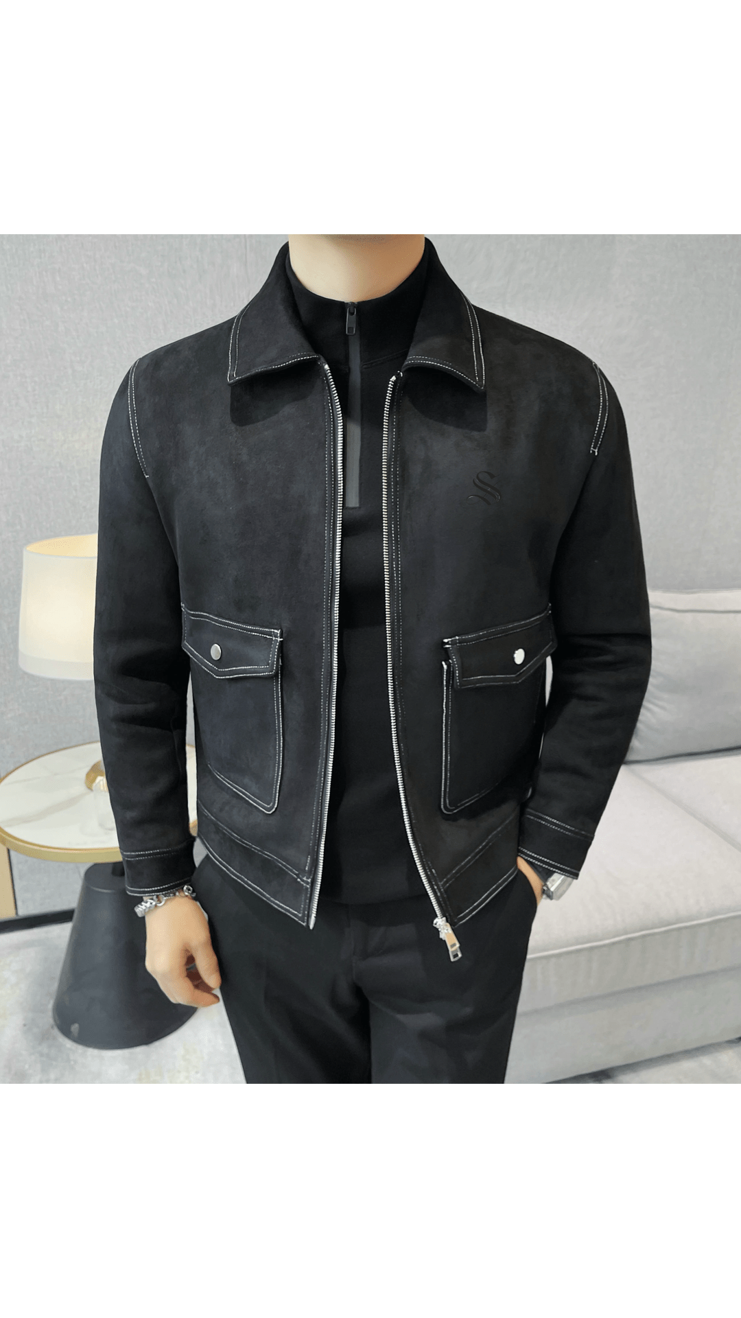 Xinka - Jacket for Men - Sarman Fashion - Wholesale Clothing Fashion Brand for Men from Canada