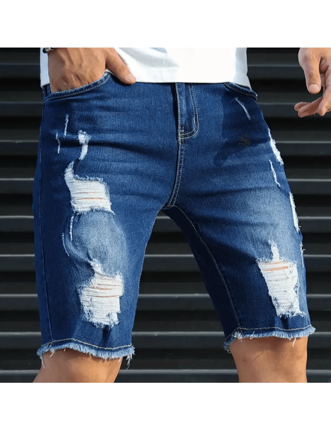 Xipli - Jeans Shorts for Men - Sarman Fashion - Wholesale Clothing Fashion Brand for Men from Canada