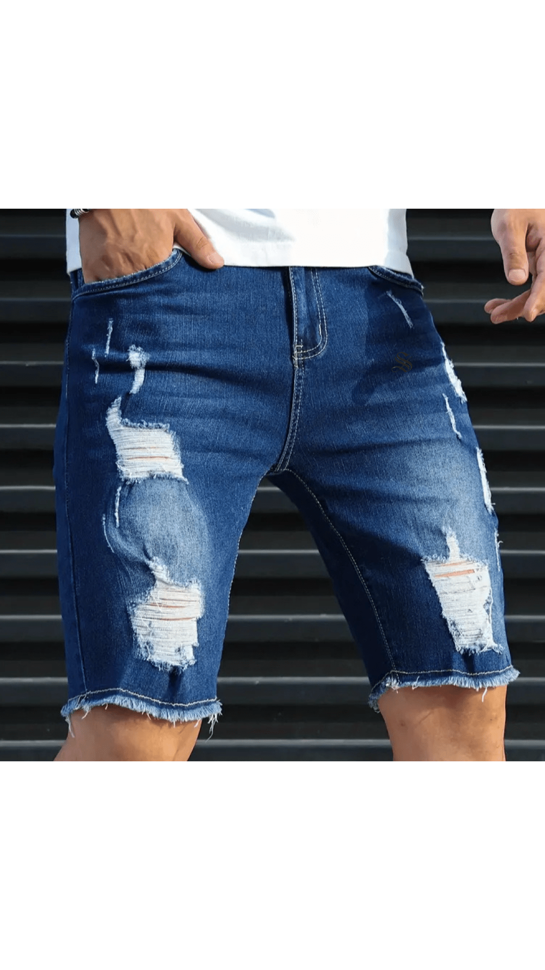 Xipli - Jeans Shorts for Men - Sarman Fashion - Wholesale Clothing Fashion Brand for Men from Canada