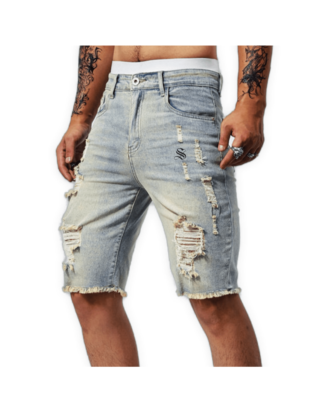 Xipli - Jeans Shorts for Men - Sarman Fashion - Wholesale Clothing Fashion Brand for Men from Canada