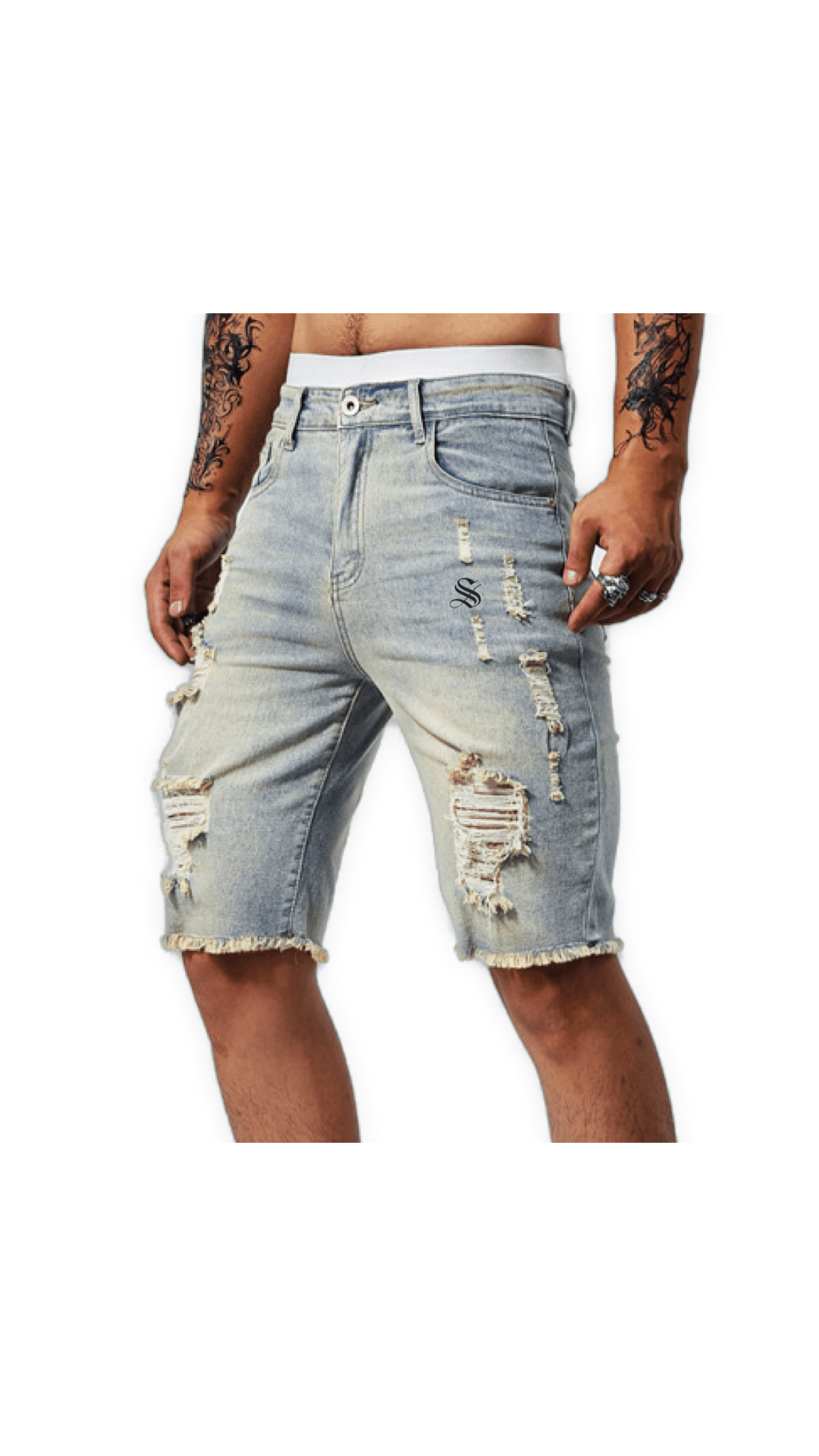 Xipli - Jeans Shorts for Men - Sarman Fashion - Wholesale Clothing Fashion Brand for Men from Canada