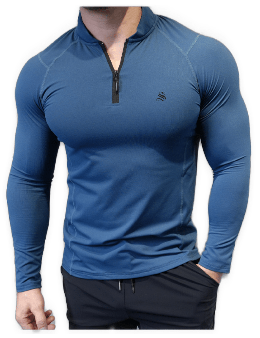 Xisi 252 - Long Sleeve Track Top for Men - Sarman Fashion - Wholesale Clothing Fashion Brand for Men from Canada