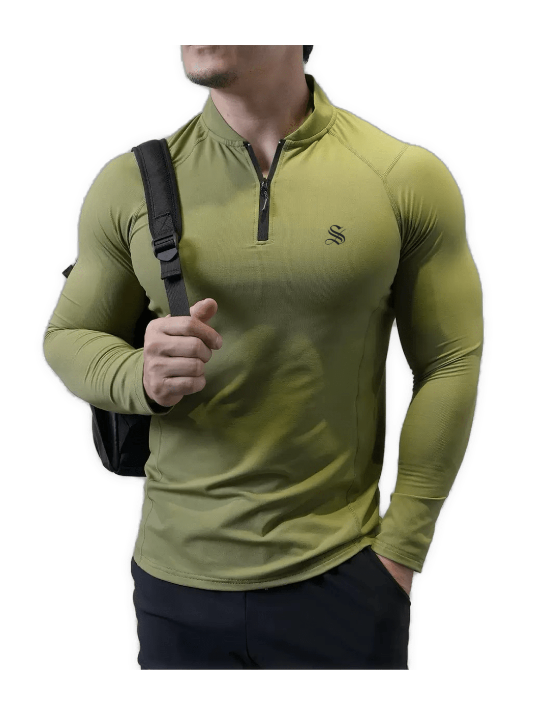 Xisi 252 - Long Sleeve Track Top for Men - Sarman Fashion - Wholesale Clothing Fashion Brand for Men from Canada