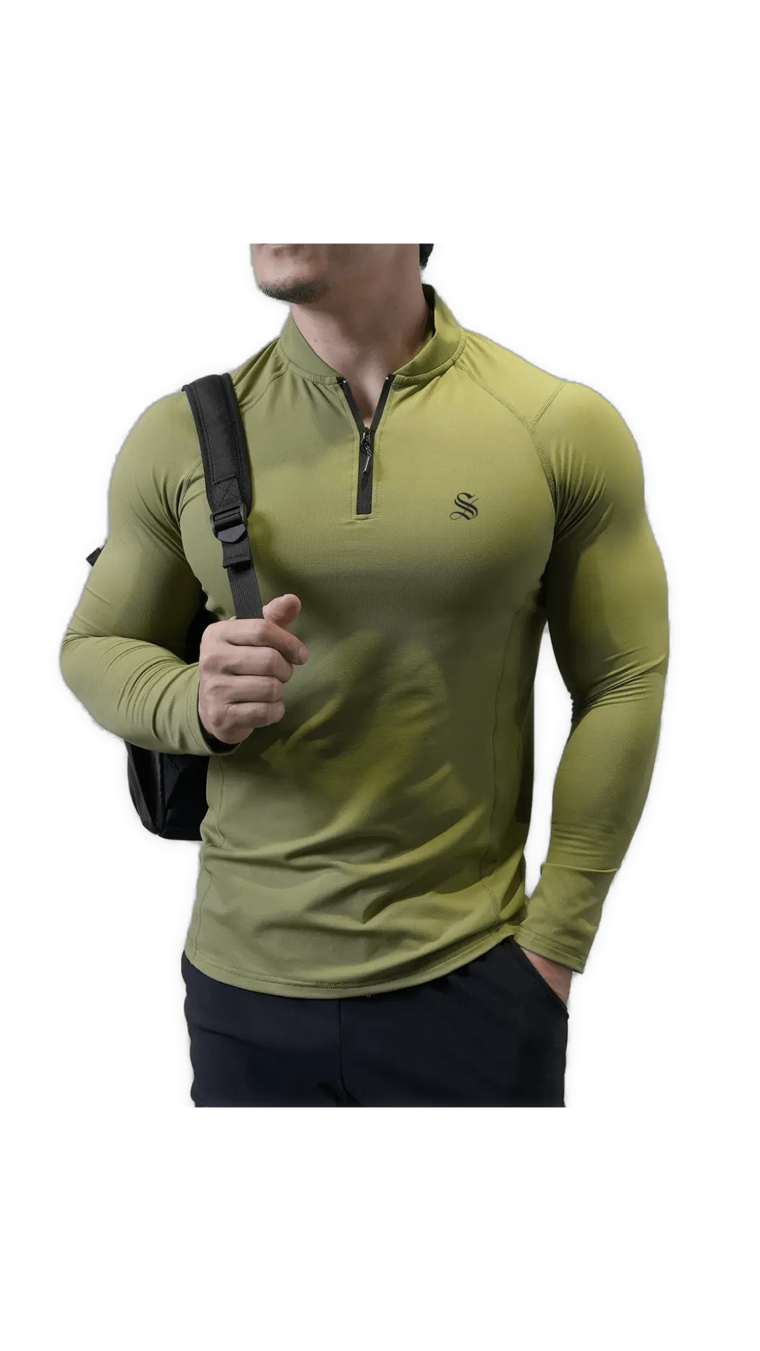 Xisi 252 - Long Sleeve Track Top for Men - Sarman Fashion - Wholesale Clothing Fashion Brand for Men from Canada