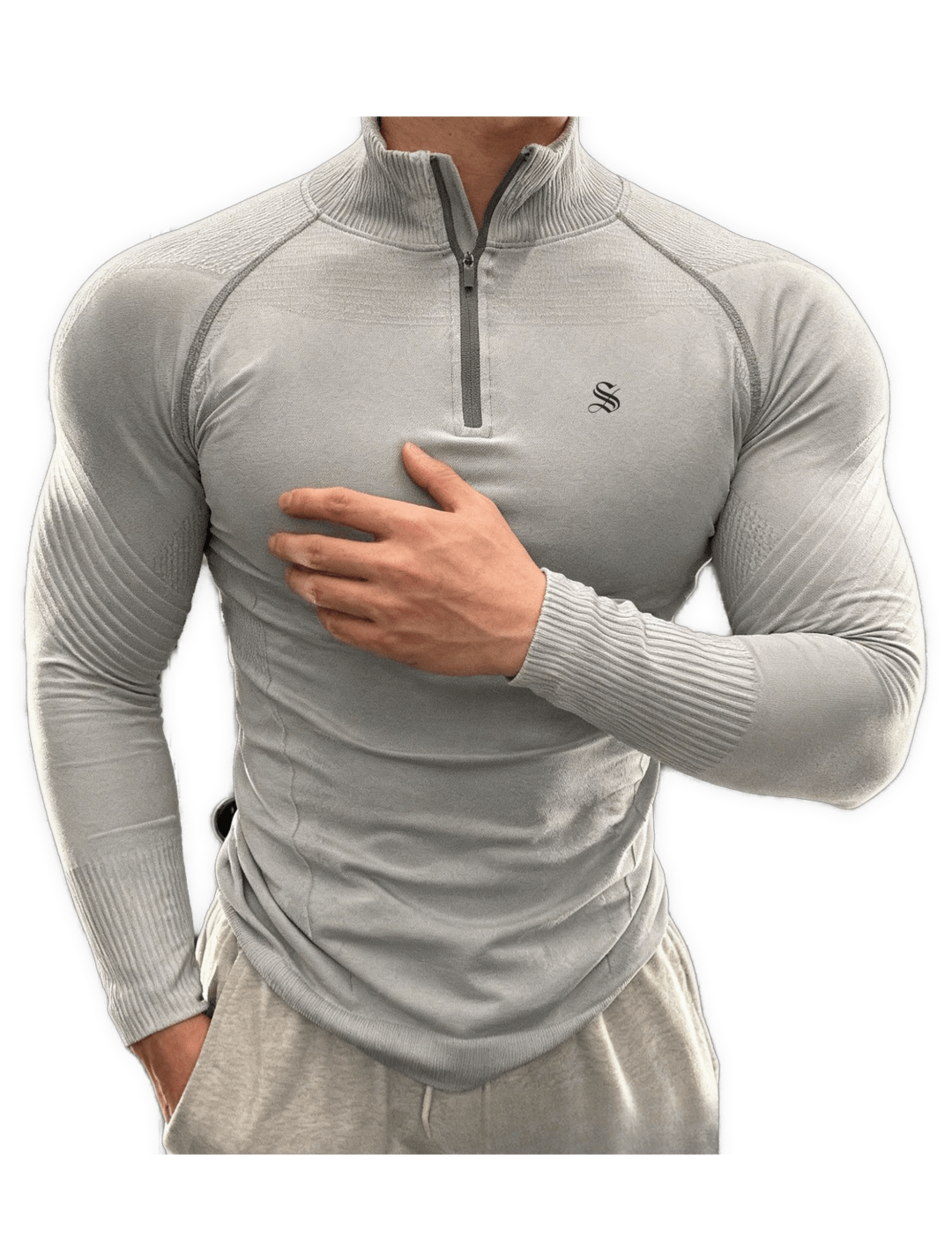 Xisi 252 - Long Sleeve Track Top for Men - Sarman Fashion - Wholesale Clothing Fashion Brand for Men from Canada