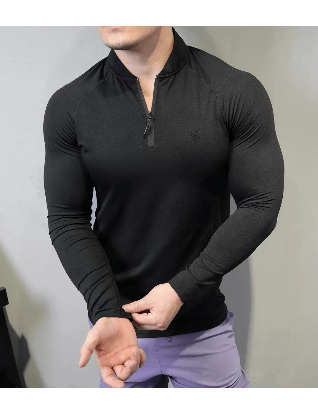 Xisi 252 - Long Sleeve Track Top for Men - Sarman Fashion - Wholesale Clothing Fashion Brand for Men from Canada