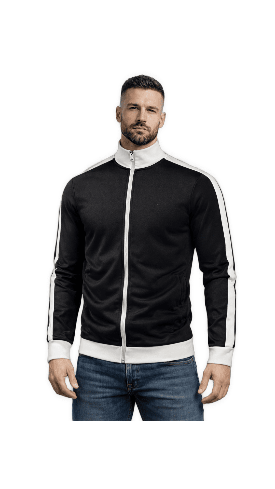 Xisi 2578 - Long Sleeve Track Top for Men - Sarman Fashion - Wholesale Clothing Fashion Brand for Men from Canada