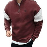Xisi 25781 - Long Sleeve Track Top for Men - Sarman Fashion - Wholesale Clothing Fashion Brand for Men from Canada