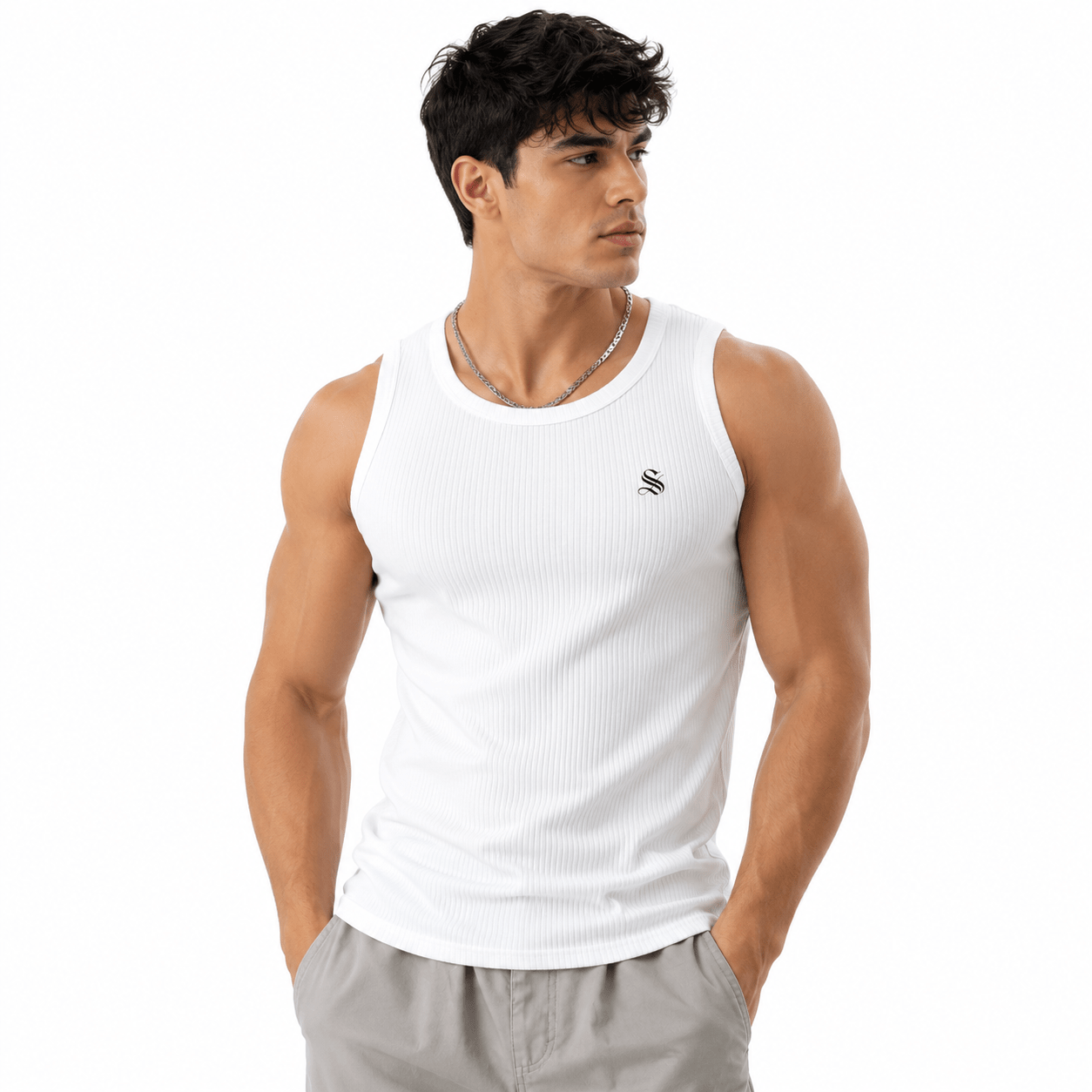 Xiza 6 - Tank Top for Men - Sarman Fashion - Wholesale Clothing Fashion Brand for Men from Canada