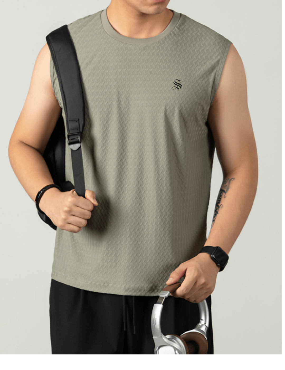 Xiza 8 - Tank Top for Men - Sarman Fashion - Wholesale Clothing Fashion Brand for Men from Canada
