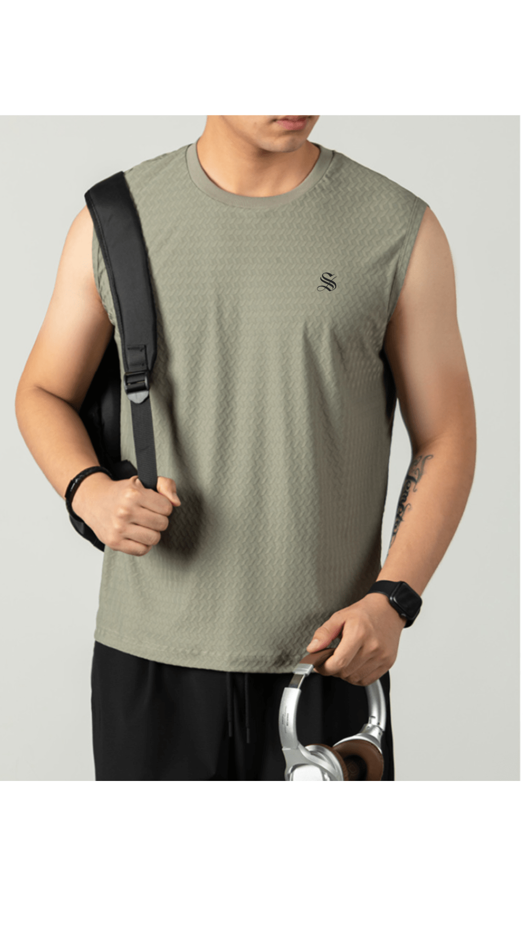 Xiza 8 - Tank Top for Men - Sarman Fashion - Wholesale Clothing Fashion Brand for Men from Canada