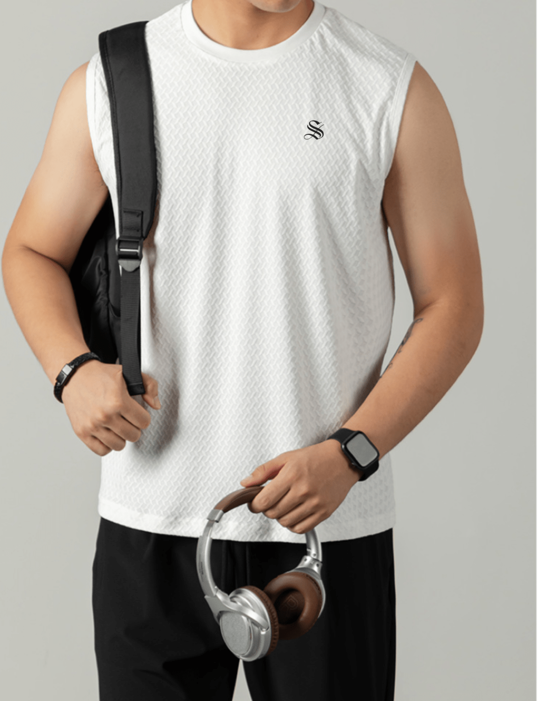 Xiza 8 - Tank Top for Men - Sarman Fashion - Wholesale Clothing Fashion Brand for Men from Canada