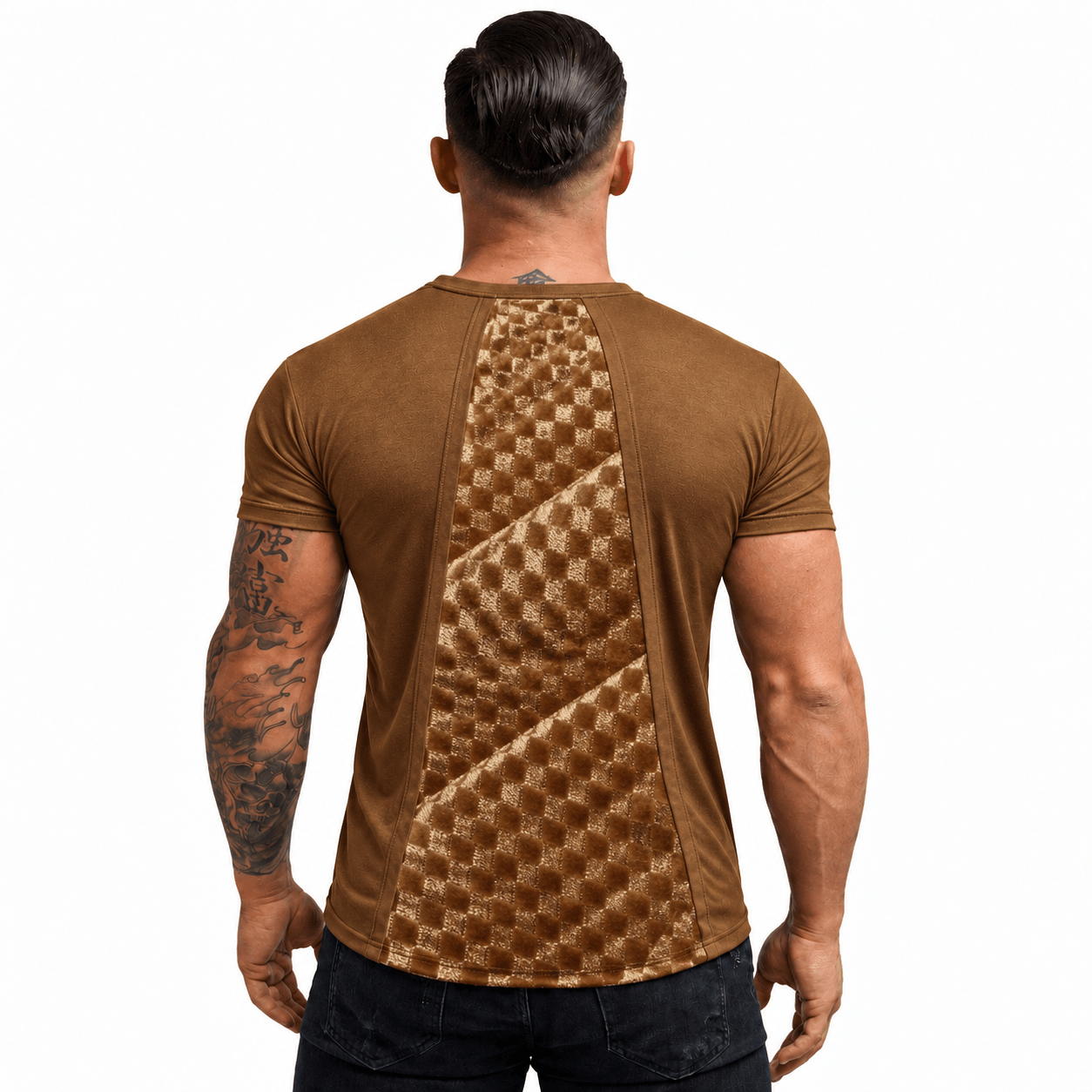Xoty 12 - Velvet T-shirt for Men - Sarman Fashion - Wholesale Clothing Fashion Brand for Men from Canada