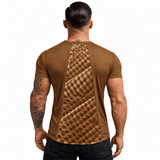 Xoty 12 - Velvet T-shirt for Men - Sarman Fashion - Wholesale Clothing Fashion Brand for Men from Canada