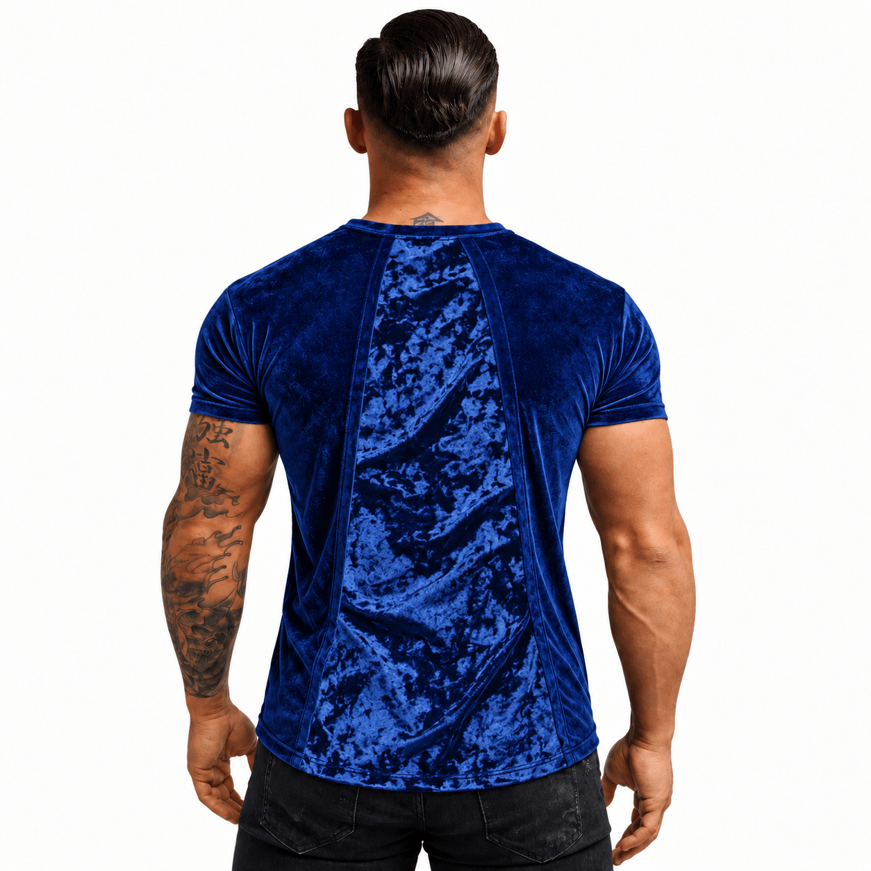 Xoty 19 - Velvet T-shirt for Men - Sarman Fashion - Wholesale Clothing Fashion Brand for Men from Canada