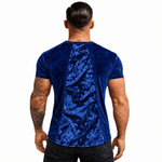Xoty 19 - Velvet T-shirt for Men - Sarman Fashion - Wholesale Clothing Fashion Brand for Men from Canada