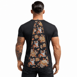 Xoty 2 - Velvet T-shirt for Men - Sarman Fashion - Wholesale Clothing Fashion Brand for Men from Canada
