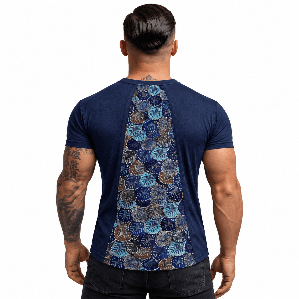 Xoty 6 - Velvet T-shirt for Men - Sarman Fashion - Wholesale Clothing Fashion Brand for Men from Canada