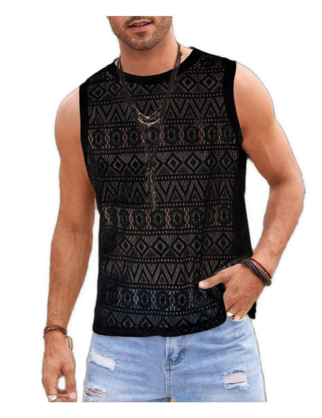 Xubax 3 - Tank Top for Men - Sarman Fashion - Wholesale Clothing Fashion Brand for Men from Canada