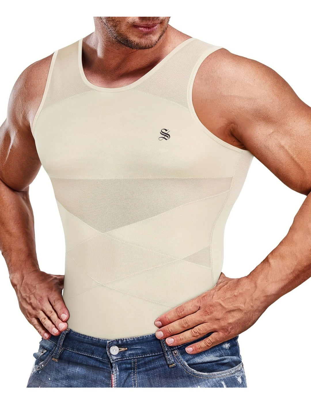 Xubax - Tank Top for Men - Sarman Fashion - Wholesale Clothing Fashion Brand for Men from Canada