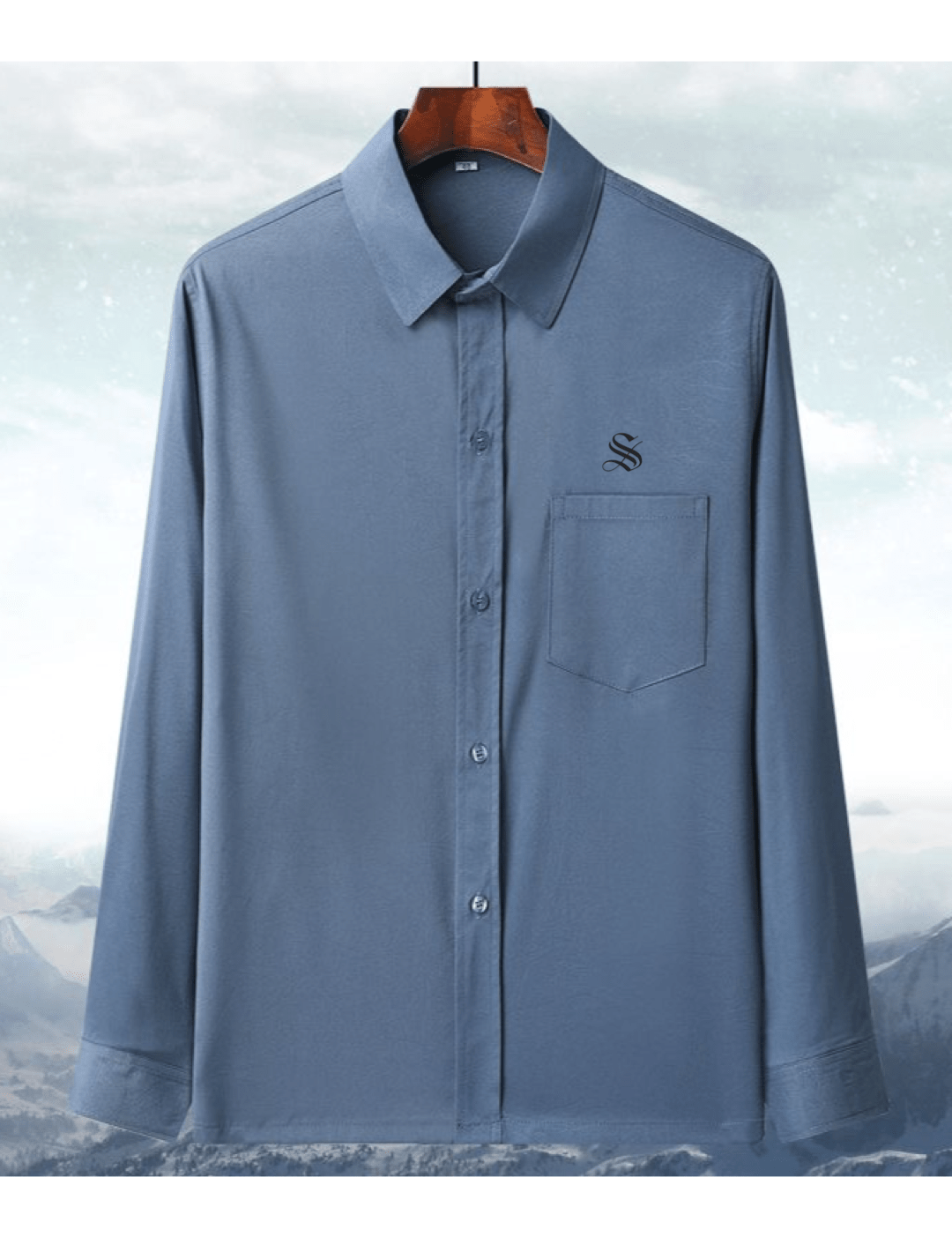 Xuka - Long Sleeves Shirt for Men - Sarman Fashion - Wholesale Clothing Fashion Brand for Men from Canada