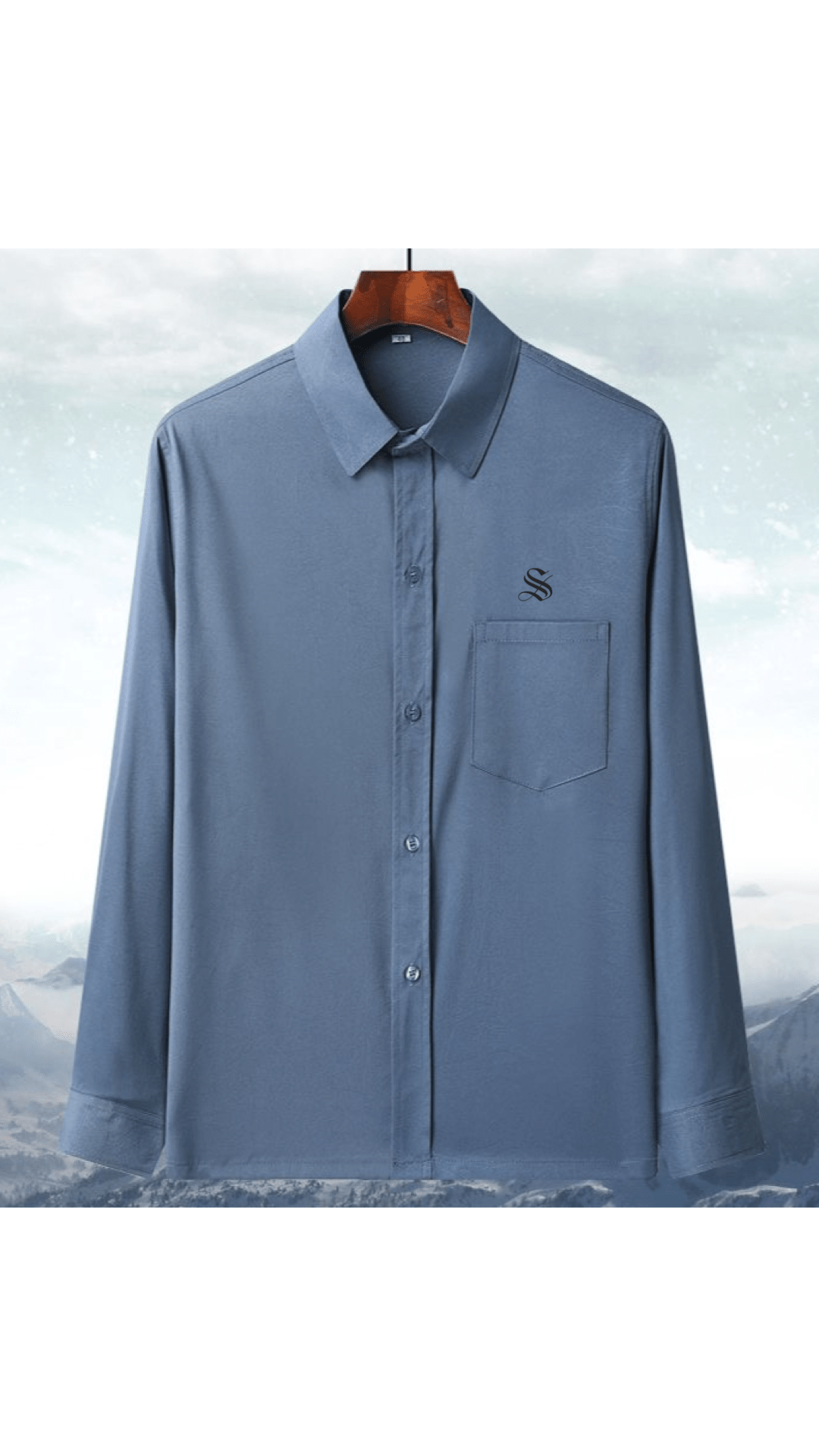 Xuka - Long Sleeves Shirt for Men - Sarman Fashion - Wholesale Clothing Fashion Brand for Men from Canada